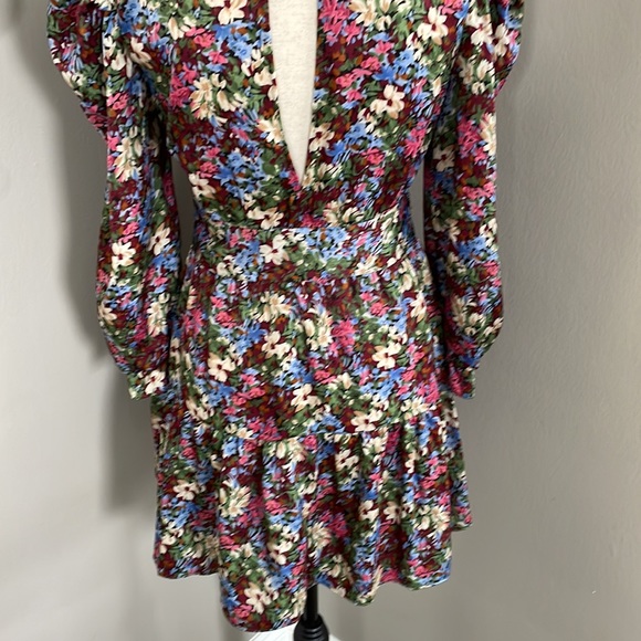 ZARA floral dress rare as seen on celebrities - Picture 8 of 12
